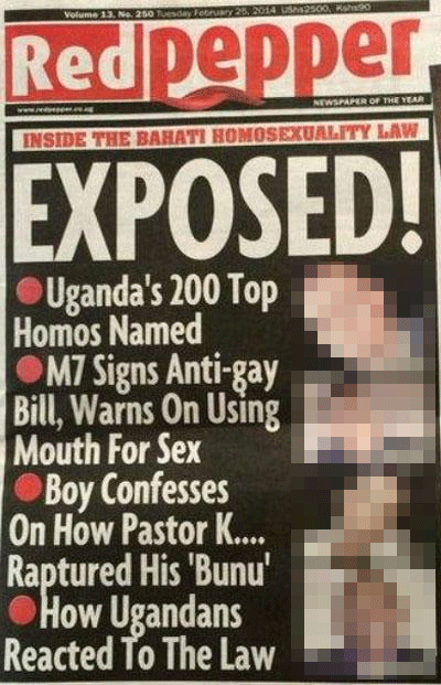 Ugandan tabloid Red Pepper
