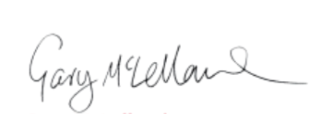 Gary McLelland Signature